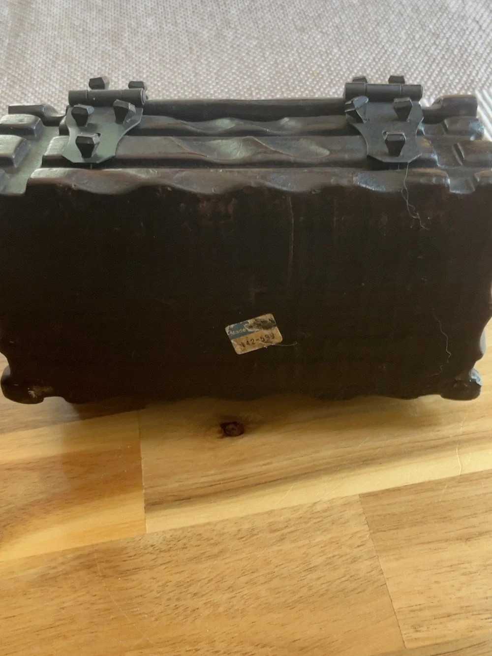 Vintage Gothic Men’s Jewelry Valet Box Ornate Medieval Style Large